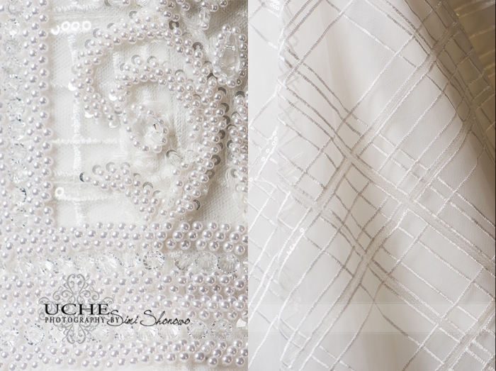 12_ballgown addition to A.Cherie couture custom wedding dress samples showing the beading in detail and material closer up to see the pattern and sequins